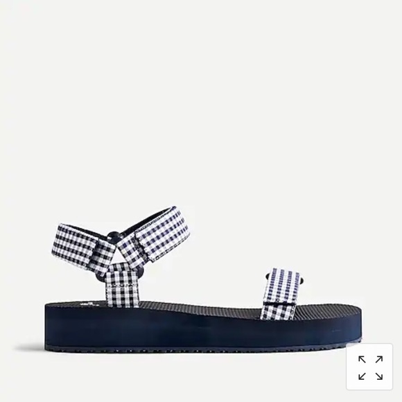 Sporty Strap Sandal in Gingham - Size 9.5 - Picture 2 of 3
